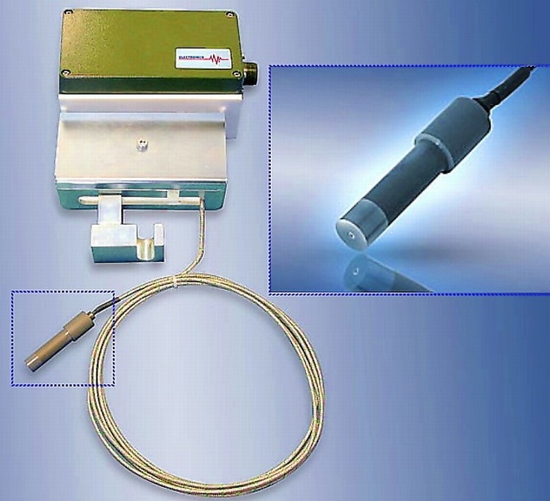 Bild 1: Metallfront-Kontaktsensor MFKS und Messsystem von Electronics GmbH