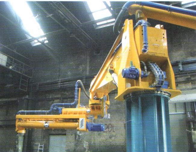 Fig. 2: Continuous whirl mixer 40 – 80t/h (AAGM Aalener Gießereimaschinen GmbH)