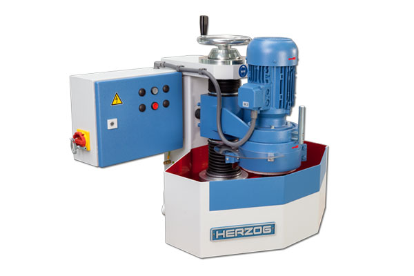 Fig 1: Pot grinding machine HS 200 (HERZOG Maschinenfabrik GmbH & Co. KG) 